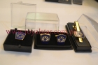 Mark degree(Blue) Cuff Links ,Tie clip and Lapel pin